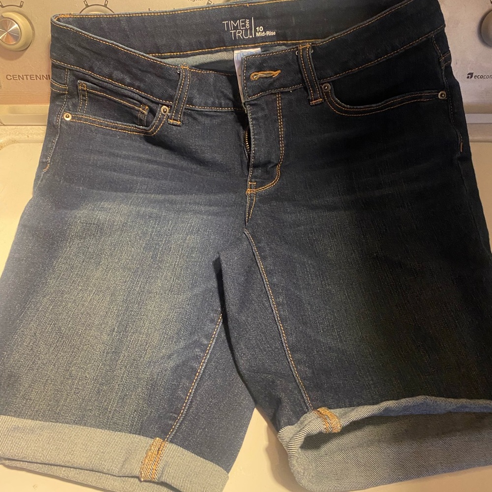 Bermuda length shorts